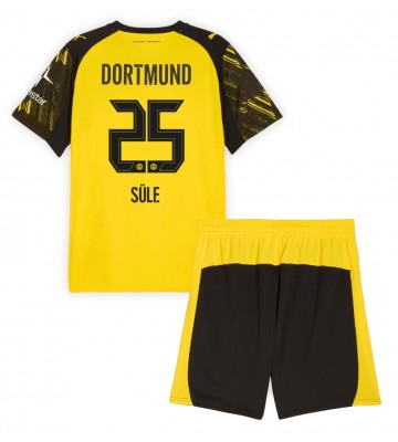 Borussia Dortmund Niklas Sule #25 Hjemmebanetrøje Børn 2025-26 Kortærmet (+ Korte bukser)